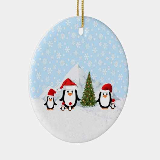 Weihnachtspinguine Ornament (Rechts)