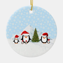 Weihnachtspinguine Ornament
