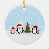 Weihnachtspinguine Ornament (Hinten)