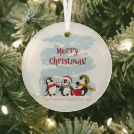 Weihnachtspinguine Ornament