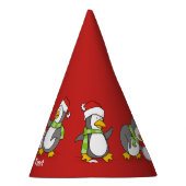 Weihnachtspinguine Partyhütchen (Rechts)