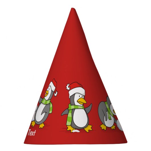 Weihnachtspinguine Partyhütchen (Rechts)