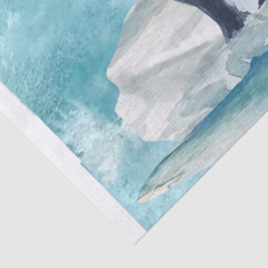 Weihnachtspinguine Seidenpapier (Detail)