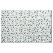 Weihnachtspinguine Wasserfarbe Stoff (Fat Quarter (45,7 x 55,9 cm))