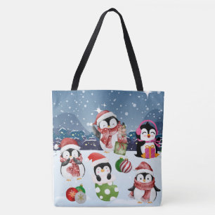 Weihnachtspinguine Winter Wonderland Tasche