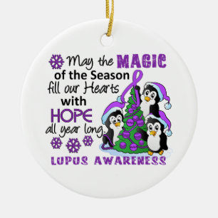 WeihnachtsPinguineLupus Keramikornament