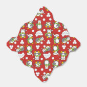 Weihnachtspinguinhintergrund Geschenkschachtel (Ungefaltet)