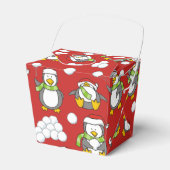 Weihnachtspinguinhintergrund Geschenkschachtel (Vorderseite)