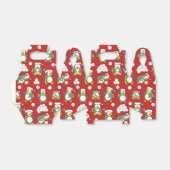 Weihnachtspinguinhintergrund Geschenkschachtel (Ungefaltet)