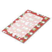 Weihnachtspinguinhintergrund Notizblock (angewinkelt)