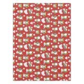 Weihnachtspinguinhintergrund Tischdecke (Vorderseite)