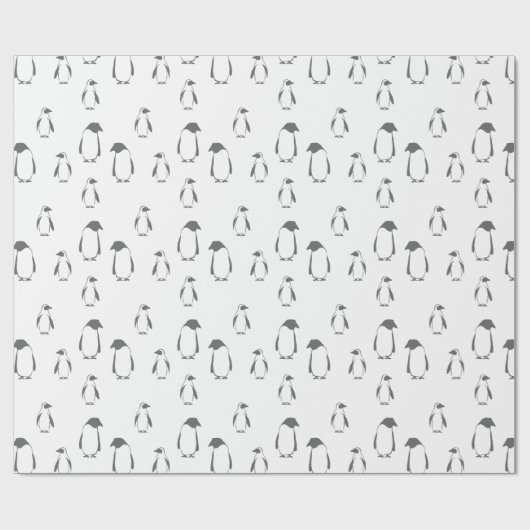 WeihnachtsPinguinmuster - Weihnachtsgeschenke Geschenkpapier (Flach)