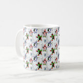 Weihnachtspinguiteis-Skaten Kaffeetasse (Vorderseite Links)