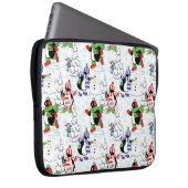 Weihnachtspinguiteis-Skaten Laptopschutzhülle (Vorne Rechts)