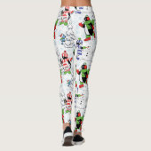 Weihnachtspinguiteis-Skaten Leggings (Rückseite)