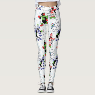 Weihnachtspinguiteis-Skaten Leggings