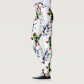 Weihnachtspinguiteis-Skaten Leggings (Links)