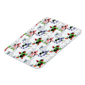 Weihnachtspinguiteis-Skaten Magnet (Linke Seite)