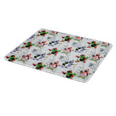 Weihnachtspinguiteis-Skaten Schneidebrett (Ecke)