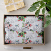 Weihnachtspinguiteis-Skaten Seidenpapier (Geschenk)