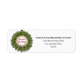 Weihnachtspinsel Kränze dekoriert Rückkehr