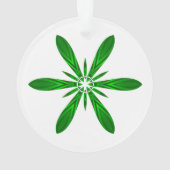 Weihnachtspinwheel Ornament (Rückseite)