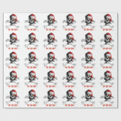 Weihnachtspirat Geschenkpapier (Flach)