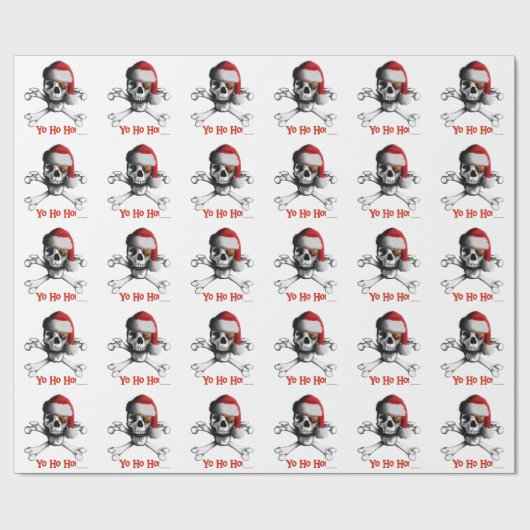 Weihnachtspirat Geschenkpapier (Flach)