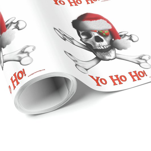 Weihnachtspirat Geschenkpapier (Rolleneckpunkt)