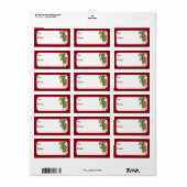 Weihnachtspixies Adressaufkleber (Vorne)