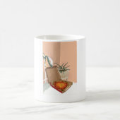 Weihnachtspizza Kaffeetasse (Mittel)