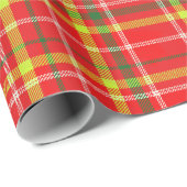 Weihnachtsplaid Geschenkpapier (Rolleneckpunkt)