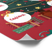 Weihnachtsplakat Poster (Ecke)