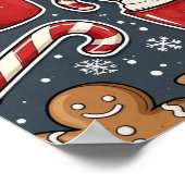 Weihnachtsplakat Poster (Ecke)