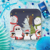 Weihnachtsplatine Pappteller (Party)