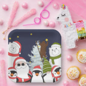 Weihnachtsplatine Pappteller (Party)