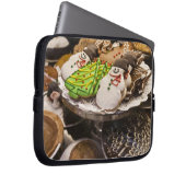 Weihnachtsplätzchen auf Anzeige in einem New York Laptopschutzhülle (Vorne Rechts)