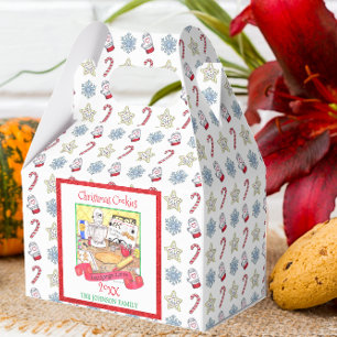Weihnachtsplätzchen-Austausch-personalisierter Geschenkschachtel