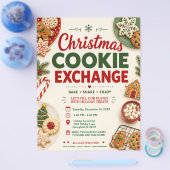 Weihnachtsplätzchen-Austauschflyer Flyer (Einzeln)
