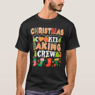 Weihnachtsplätzchen-Back-Crew Lustige Weihnachts-P T-Shirt