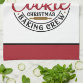 Weihnachtsplätzchen-Back-Crew-Mitglied Geschirrtuch (Gefaltet)