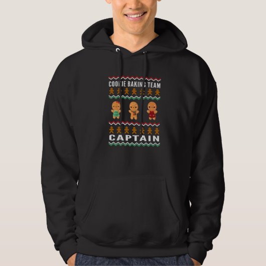 Weihnachtsplätzchen-Back-Teamkapitän Hoodie (Vorderseite)