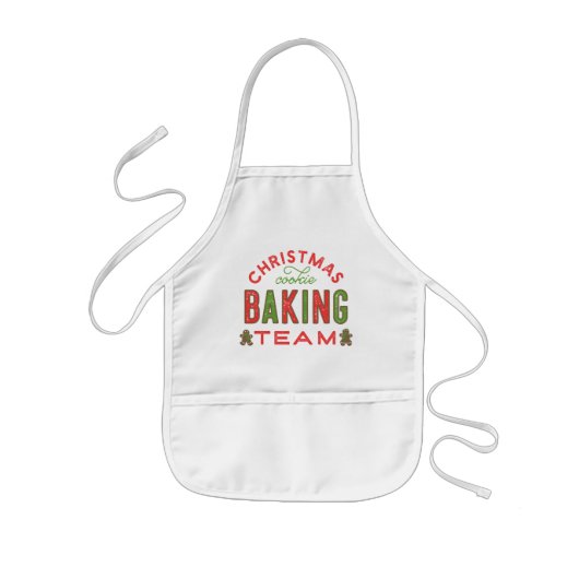 Weihnachtsplätzchen-Backen-Team Kinderschürze (Vorne)