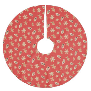 Weihnachtsplätzchen Backen Urlaub Süß Festlich Polyester Weihnachtsbaumdecke