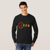 Weihnachtsplätzchen Büffel Essen Baum Lebkuchen We T-Shirt (Vorne ganz)
