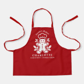 Weihnachtsplätzchen-Crew Santas Helfer Kinder Schürze (Vorderseite)