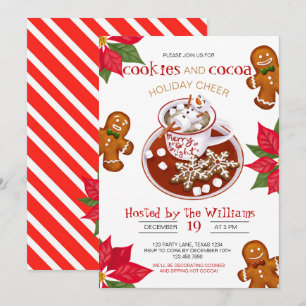 Weihnachtsplätzchen-Dekorationsparty-Einladung Einladung