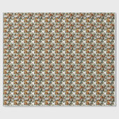 Weihnachtsplätzchen-Design Geschenkpapier (Flach)