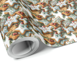 Weihnachtsplätzchen-Design Geschenkpapier