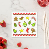 Weihnachtsplätzchen-Feier Serviette (Beispiel)